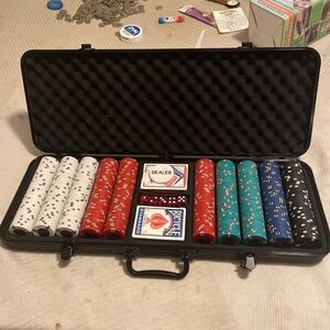 OUTLAW FULL POKER SET 500 PIECES